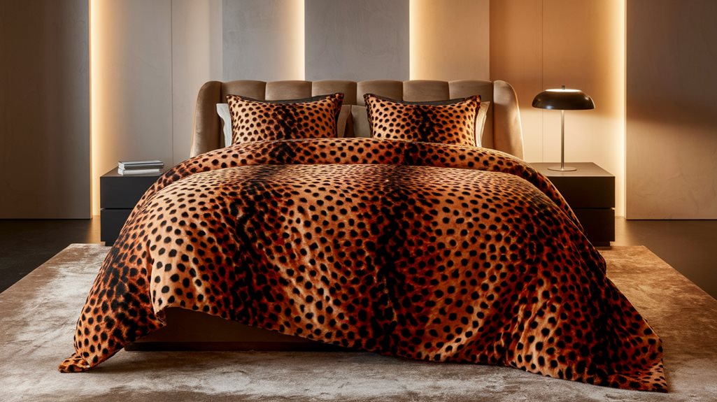 zwierzęcy wzór transformacja sypialni