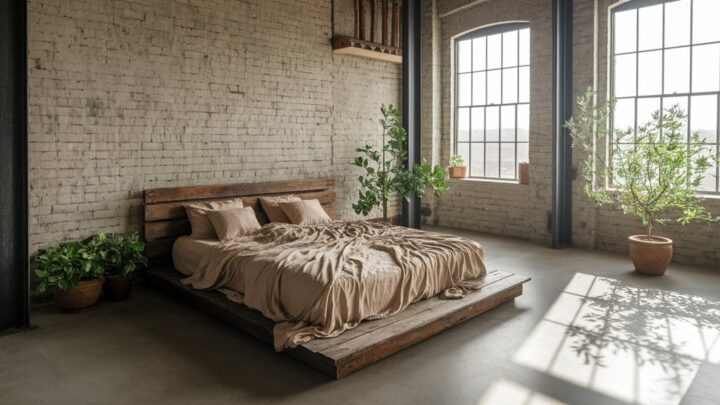 Przemiana Sypialni – Od Surowego Industrializmu Do Organicznego Stylu
