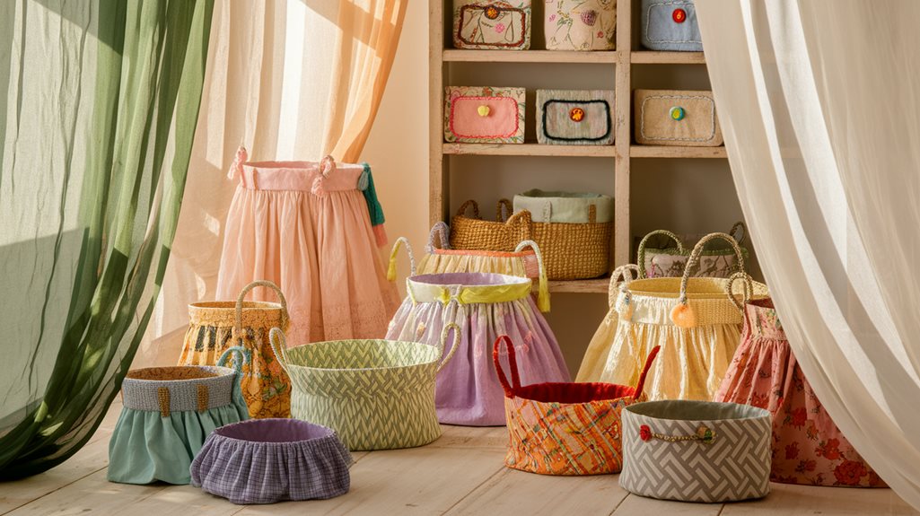 kreatywne rozwiązania do przechowywania z wykorzystaniem zasłon