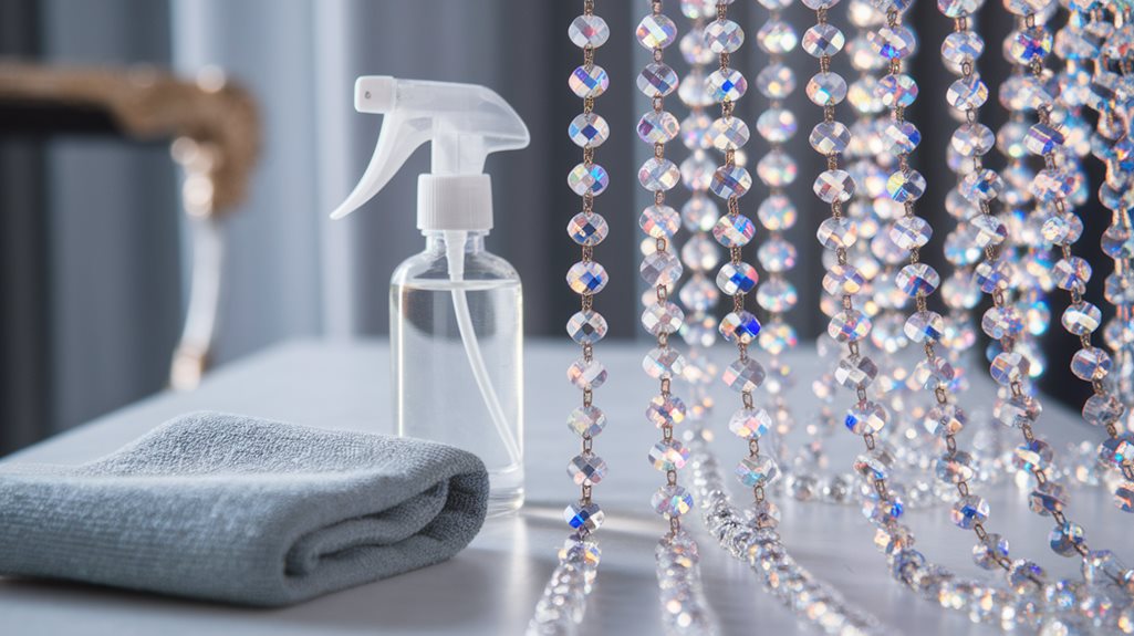 zasady pielęgnacji kryształowej zasłony