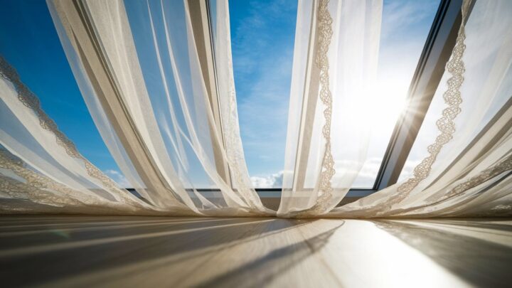 Czy firanka będzie działać jako dekoracja do okna dachowego?