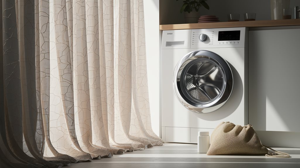 instrukcja delikatnego prania firanek