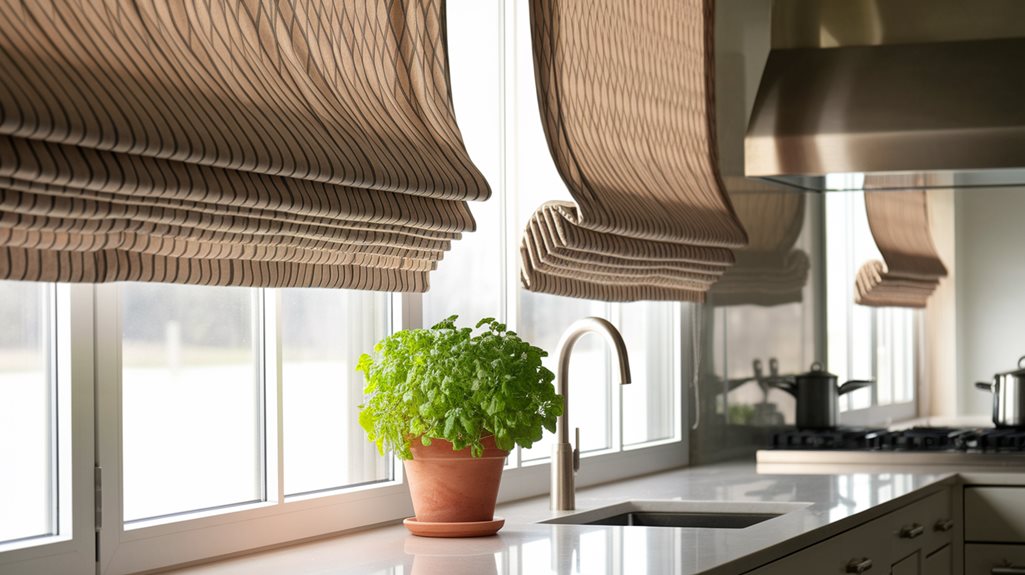 trwałe dekoracje okienne do kuchni