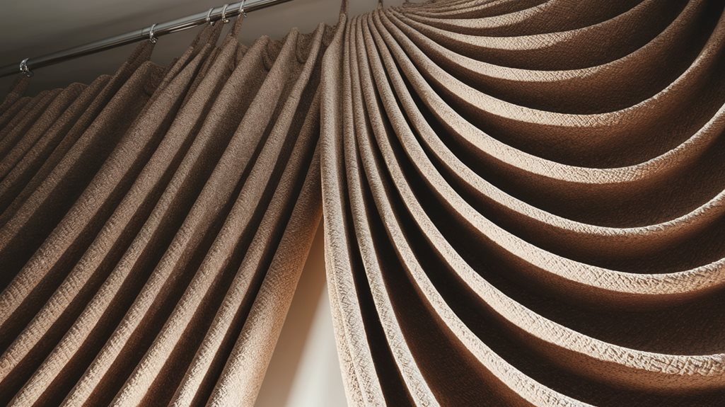 równomierne rozłożenie i plisowanie