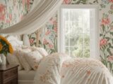 pomysły na kwiatowy wystrój sypialni