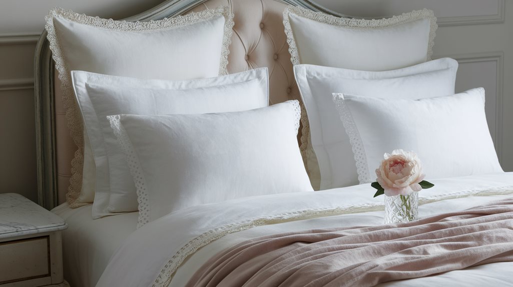 eleganckie francuskie ścielenie łóżka