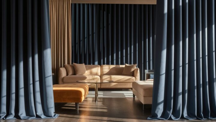 Kiedy Gruba Zasłona Jest Dobrym Wyborem do Nowoczesnego Wnętrza?