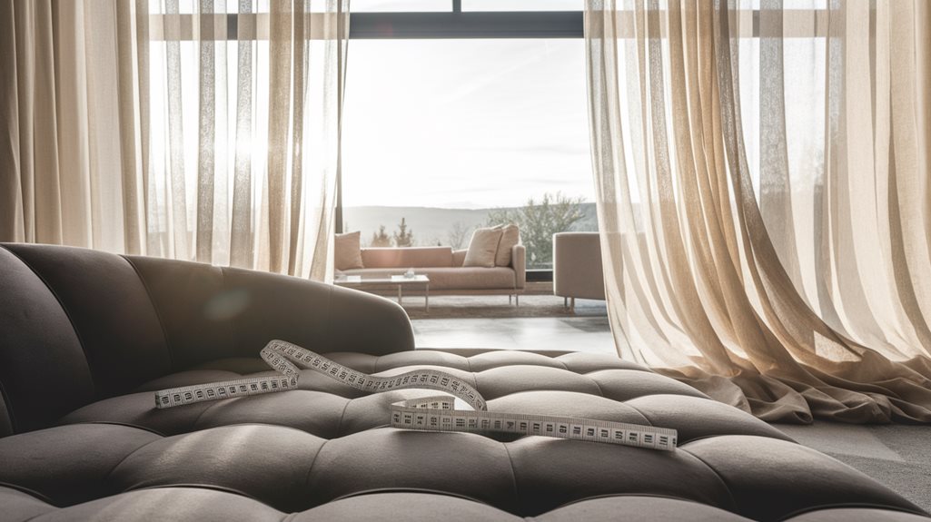 wskazówki dotyczące idealnych wymiarów zasłon