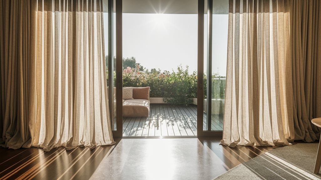 Jak wybrać nowoczesne zasłony do salonu z wyjściem na balkon?