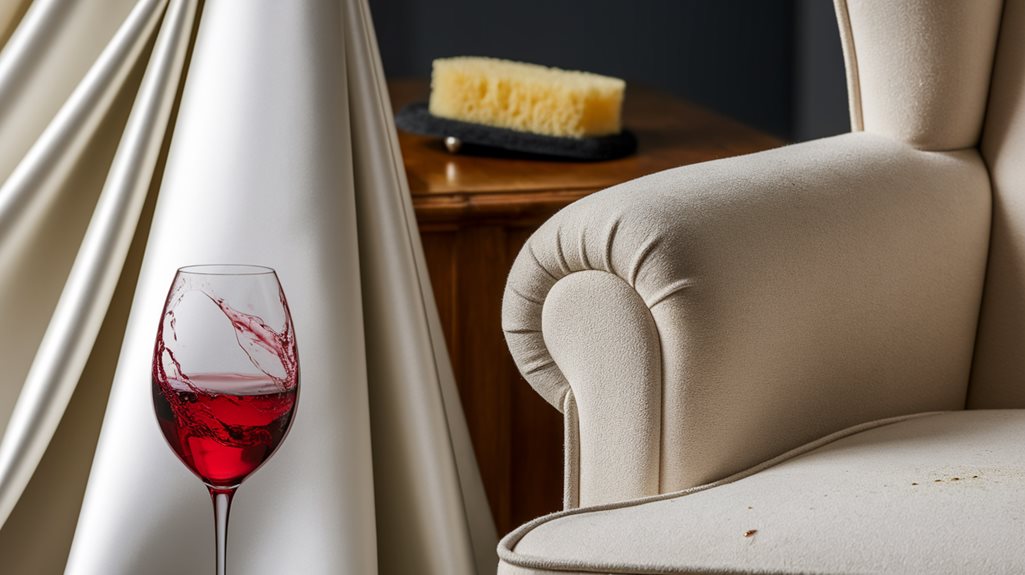 Jak skutecznie usunąć plamy z wina z zasłon i mebli?