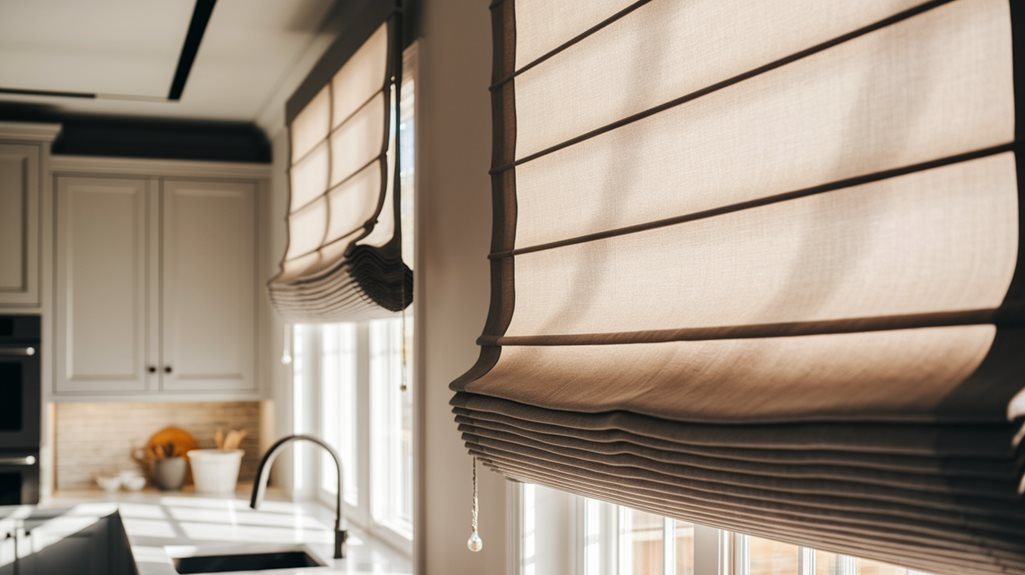 opcje montażu rolety rzymskiej