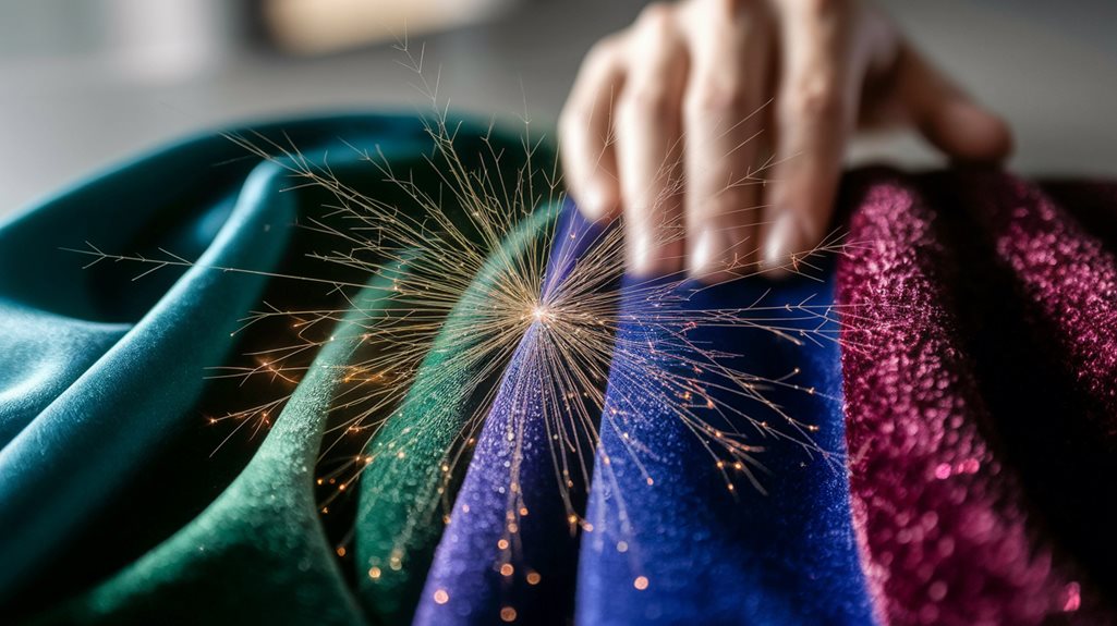 elektryczność statyczna w tkaninach