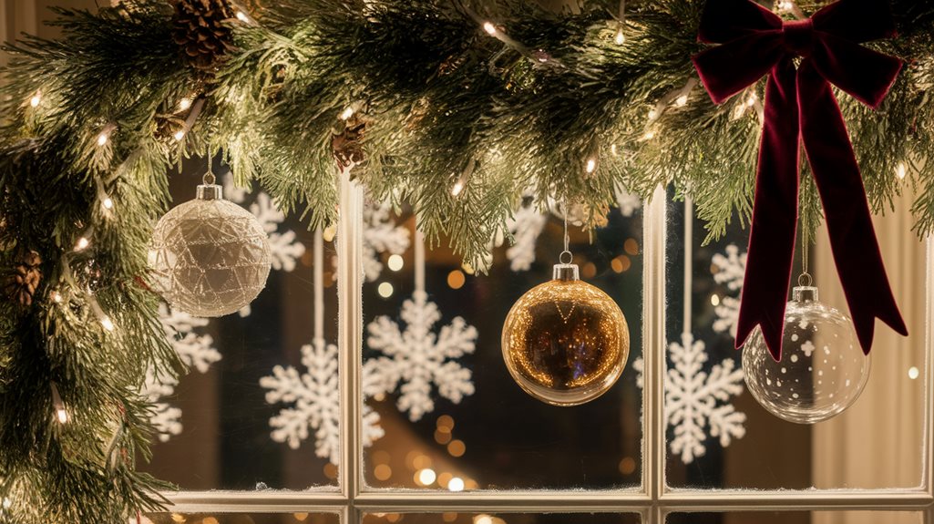 ponadczasowe świąteczne dekoracje okienne