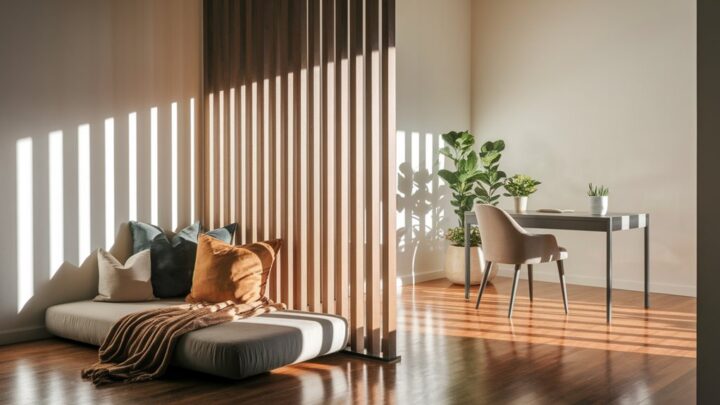 Jak używać parawanu/ścianki działowej do podziału przestrzeni w pomieszczeniu?