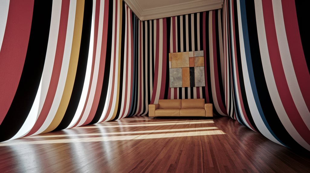 wizualny wpływ pasków